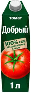 Сок Добрый томат, 1л