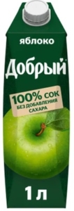 Сок Добрый яблоко, 1л