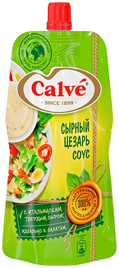 Соус Calve Сырный Цезарь 230г