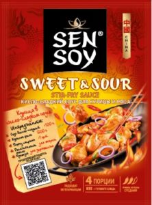 Соус Сен-Сой Sweet & Sour кисло-сладкий для птицы и мяса, 120гр