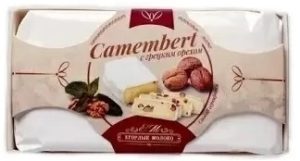 Сыр Камамбер с белой плесенью и грецким орехом 50%, 125г
