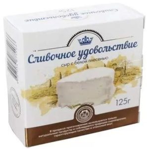 Сыр Сливочное удовольствие с белой плесенью 60%, 125г