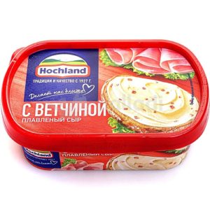 Сыр плавленый Хохланд с ветчиной, 200г