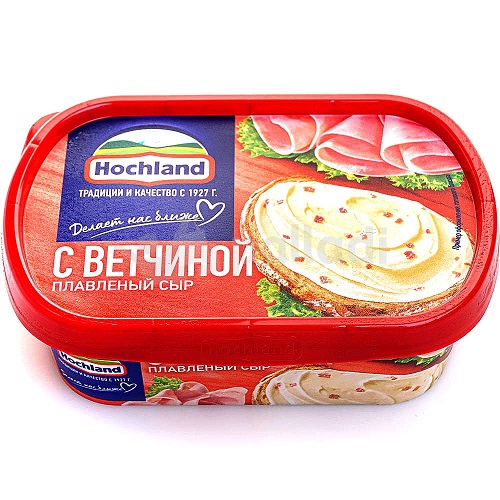 Сыр плавленый Хохланд с ветчиной, 200г