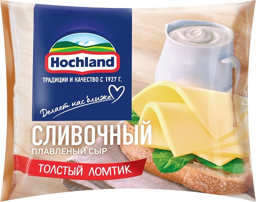Сыр плавленый Хохланд сливочный классический, 150г