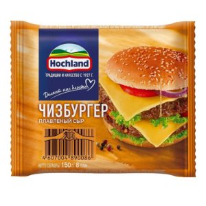 Сыр плавленый Хохланд чизбургер, 150г
