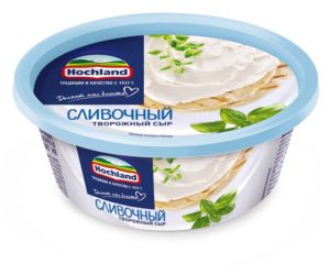 Сыр творожный Хохланд Сливочный, 140г