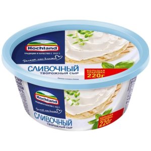 Сыр творожный Хохланд Сливочный, 220г
