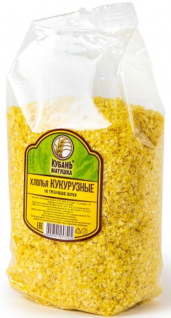 Хлопья кукурузные Кубань Матушка не требующие варки, 400г