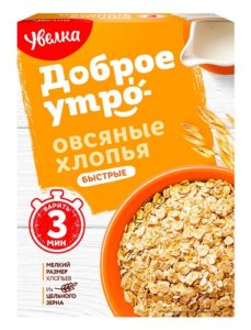 Хлопья овсяные Увелка быстрые, 400г