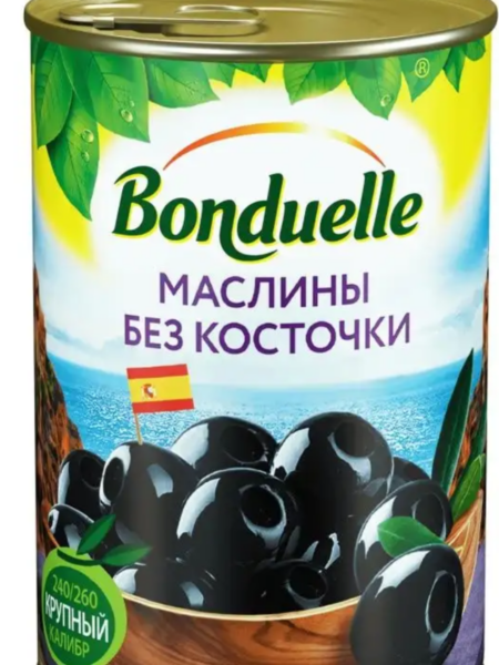 Маслины Bonduelle б/к 300г ж/б Испания