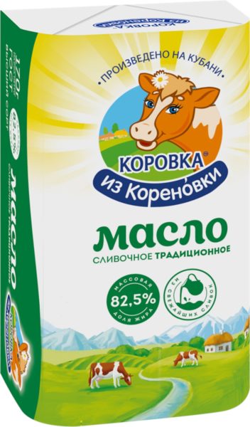 Масло сливочное Традиционное Коровка из Кореновки 82,5% 170г