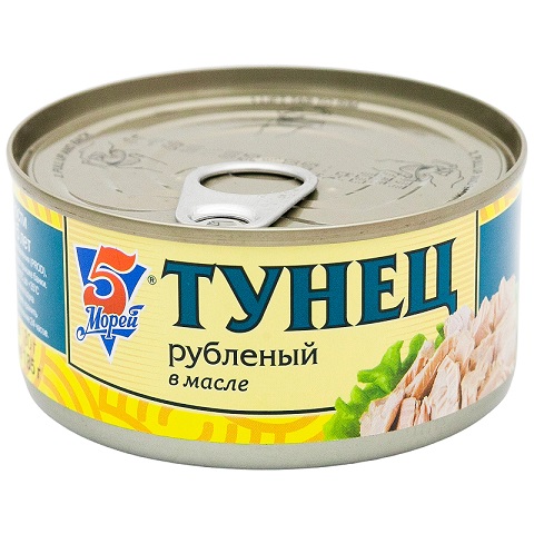 Тунец Скипджек рубленый в масле, 185гр