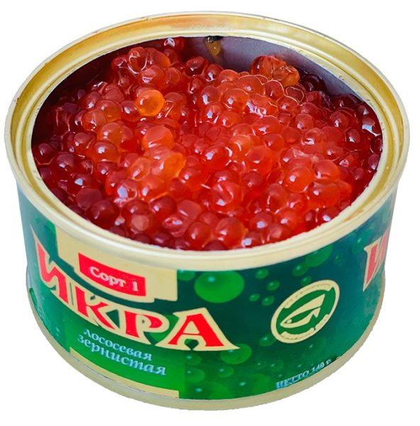 Икра лососевая зерновая горбуша, 110г
