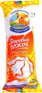 Мороженое Здоровый рожок Вареная сгущенка 120г