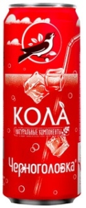 Напиток безалк. сильногаз. Кола Черноголовка 0,33л