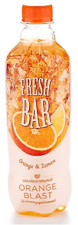 Напиток Fresh Bar Оранж Бласт, 0,48л
