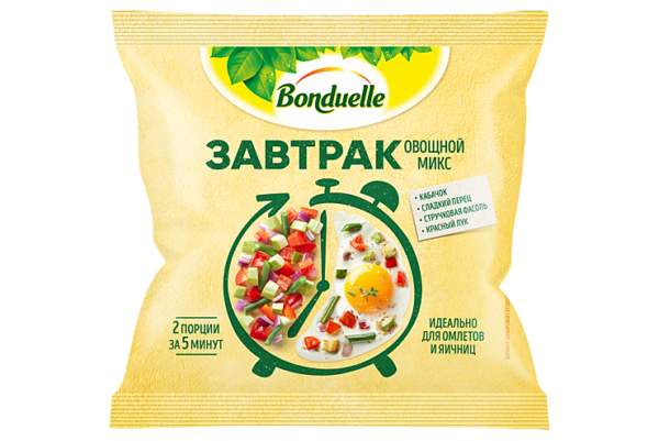 Овощной микс Бондюэль с кабачком завтрак, 200г