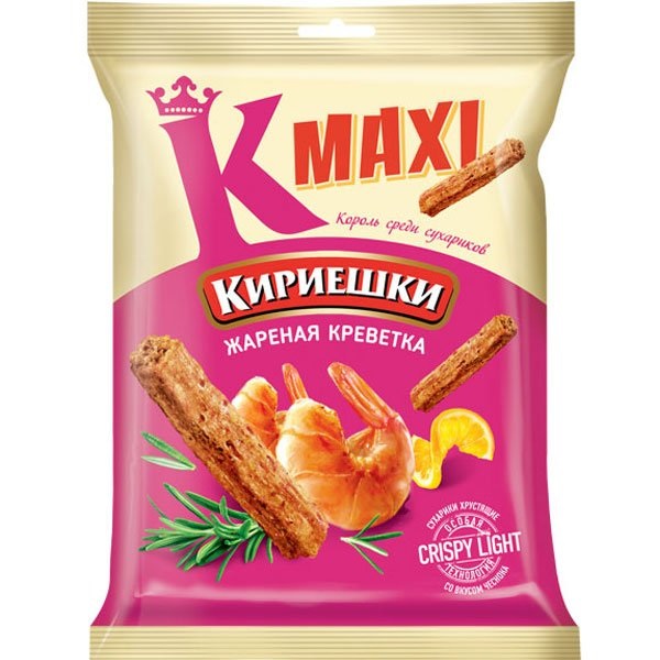 Сухарики Кириешки Махi жареная креветка 60гр
