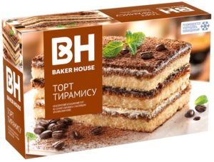 Торт бисквитный Тирамису Baker House 350гр