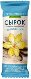 Сырок творожн. глазир. Агрокомплекс ванильный 26% 40г