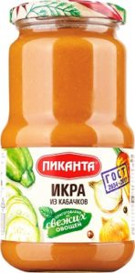 Икра из кабачков Пиканта, 450г