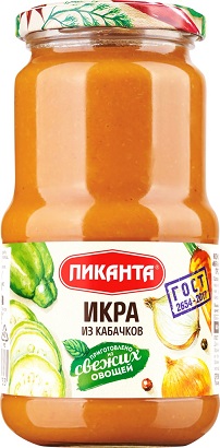 Икра из кабачков Пиканта, 450г