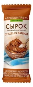 Сырок творожн. глазир. Агрокомплекс вареная сгущенка 26% 40г