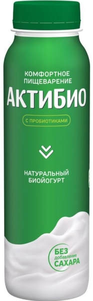 Биойогурт АктиБио натуральный 1,8%, 260г