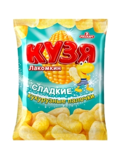 Кукурузные палочки Кузя Лакомкин 100гр
