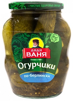 Огурчики Дядя Ваня по-берлински, 680г