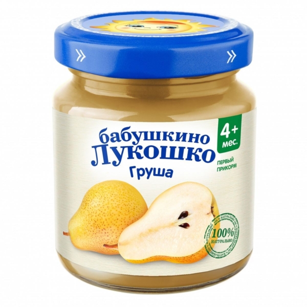 Пюре Бабушкино лукошко груша с 4 месяцев 100гр