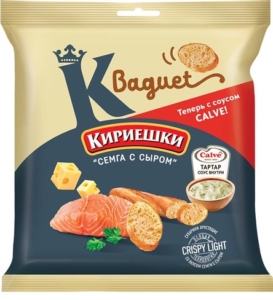 Сухарики Кириешки Baguet семга с сыром 45гр