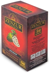Чай ZENZUR с кусочками саусепа черный 100гр