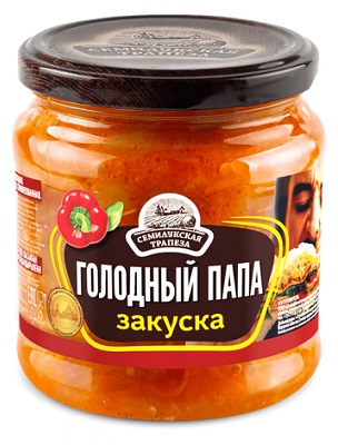 Закуска овощная Голодный Папа, 460г