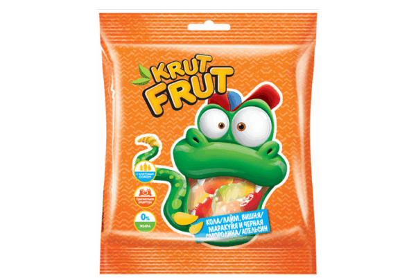 Мармелад жевательный KRUT FRUT Змейка