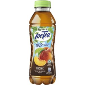Напиток сокосодержащий Фрутмотив Черный чай персик, 0,5л
