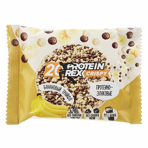 Хлебцы ProteinREX протеино злаковый банановый трайфл 55г