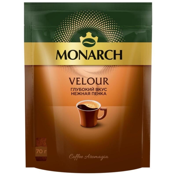 Кофе Монарх Velour 70г м/у ООО Якобз Дау Эгбертс Бел *
