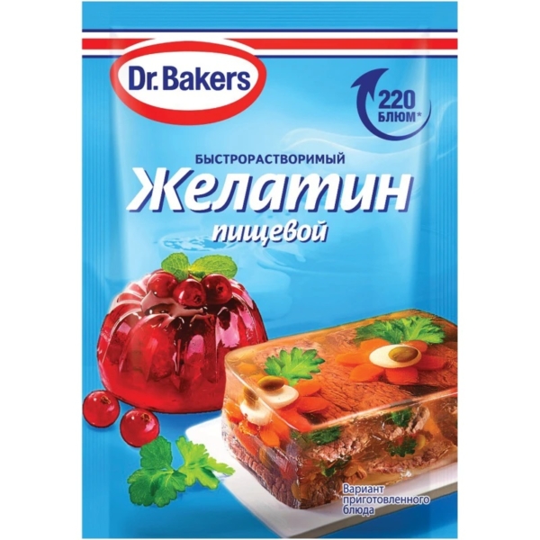 Желатин пищевой Dr. Bakers 10г