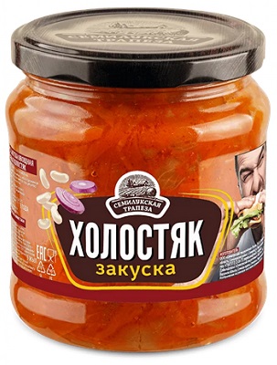 Закуска овощная Холостяк, 460г