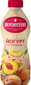 Йогурт питьевой Вкуснотеево 2% с персиком, 690гр