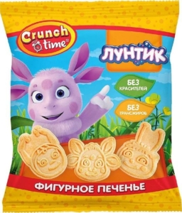 Печенье CRUNCH TIME Лунтик фигурное 20гр