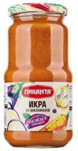 Икра из баклажанов Пиканта 450гр