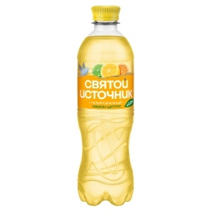 Напиток газированный Святой Источник вода+сок вкус цитрусов 0,5л
