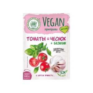 Приправа Томаты и чеснок + базилик VEGAN Волшебное дерево 15гр