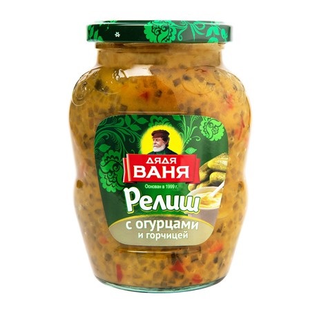 Релиш с огурцами и горчицей Дядя Ваня 350гр