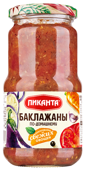 Баклажаны Пиканта по-домашнему для зятя 450гр