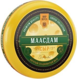 Сыр Маасдам Мир Вкуса 45% круг