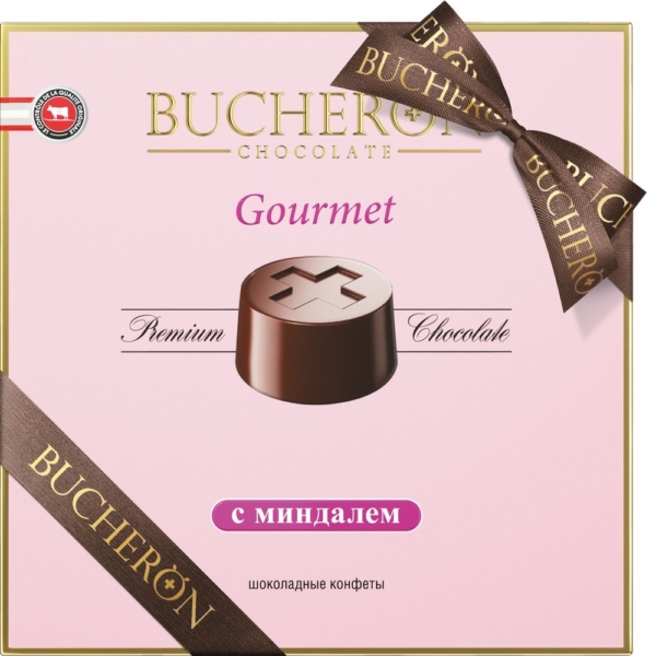 Конфеты BUCHERON шоколадные с миндалем 180гр